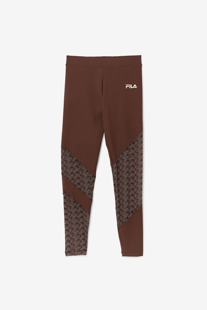 Fila Legging Womens Brown - Vilina - Philippines 4798521-EU